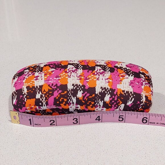 Vera Bradley "Houndstooth Tweed" Clamshell Glasses Case - Picture 7 of 13